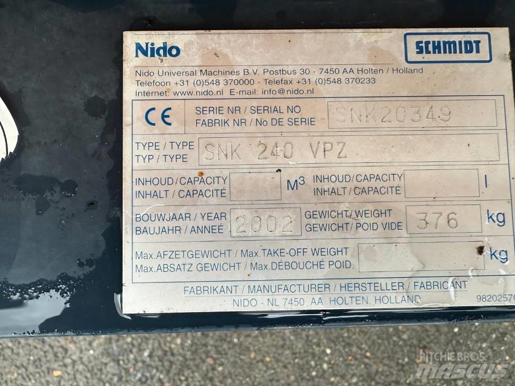 Nido SNK240VPZ Kar küreme biçaklari