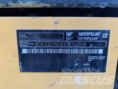 CAT 316 EL Paletli ekskavatörler