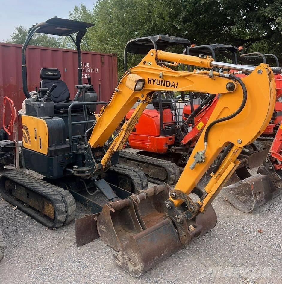 Hyundai R17-9 Mini ekskavatörler, 7 tona dek