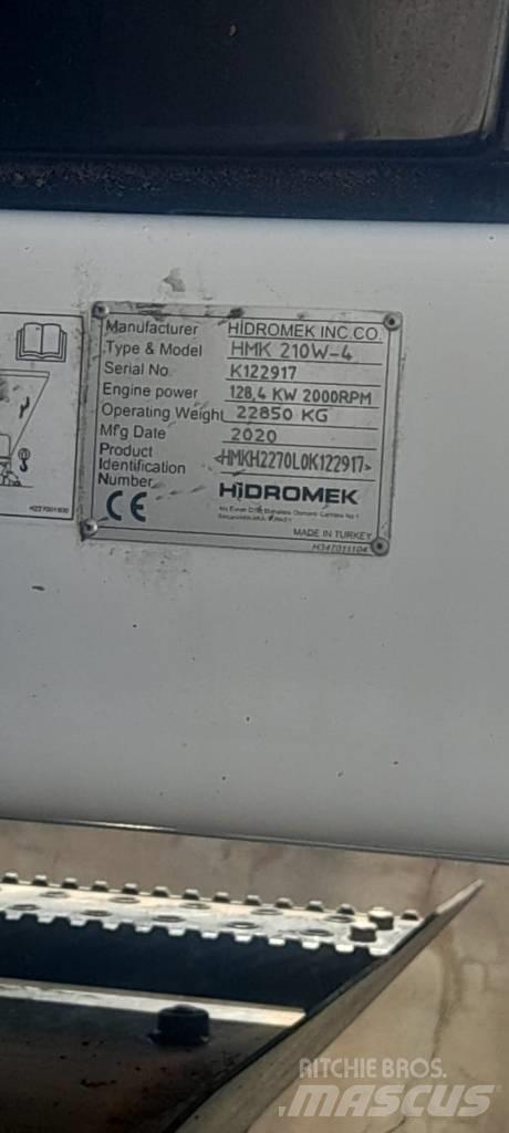 Hidromek HMK 210 W Lastik tekerli ekskavatörler