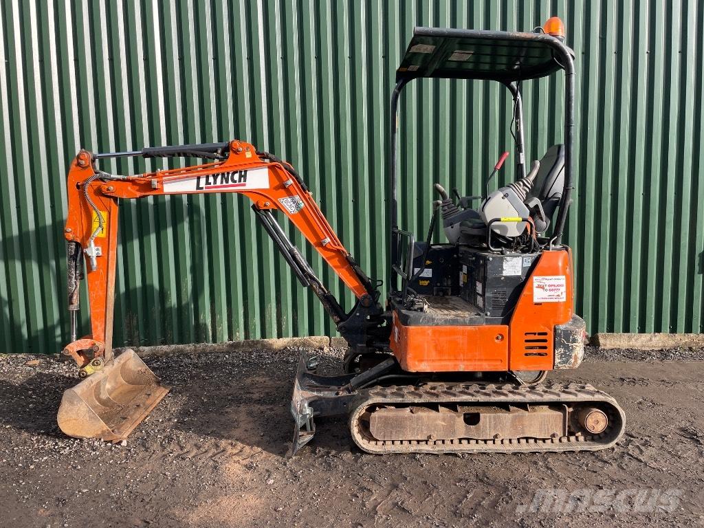 Hitachi ZX 19 U-6 Mini ekskavatörler, 7 tona dek