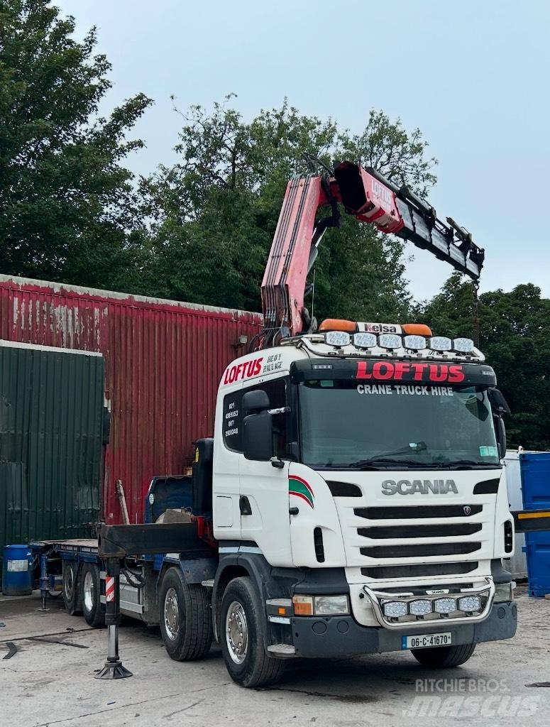 Scania R 420 Araç üzeri vinçler