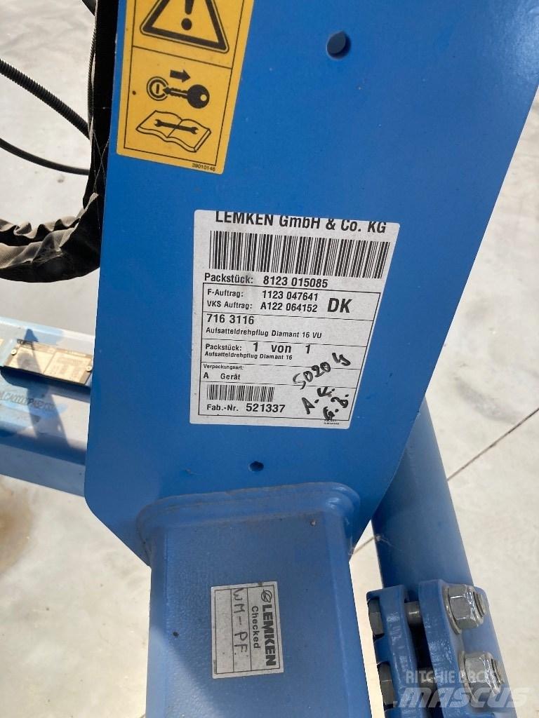 Lemken Diamant 16 Döner pulluklar