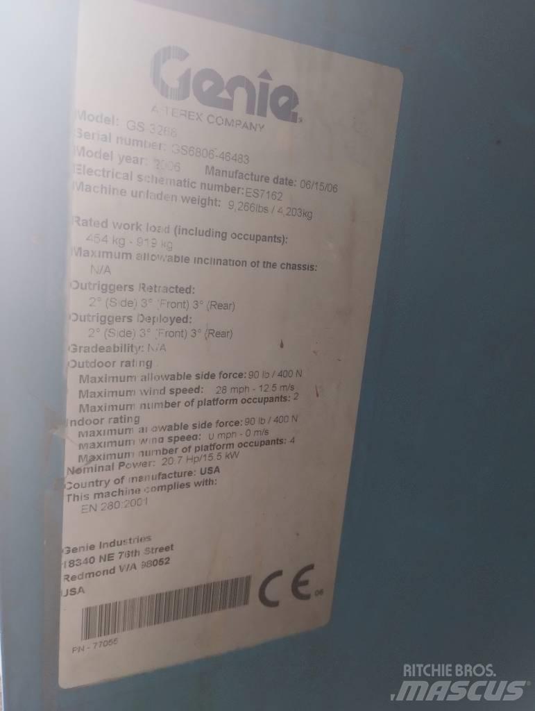Genie GS 3268 Makasli platformlar