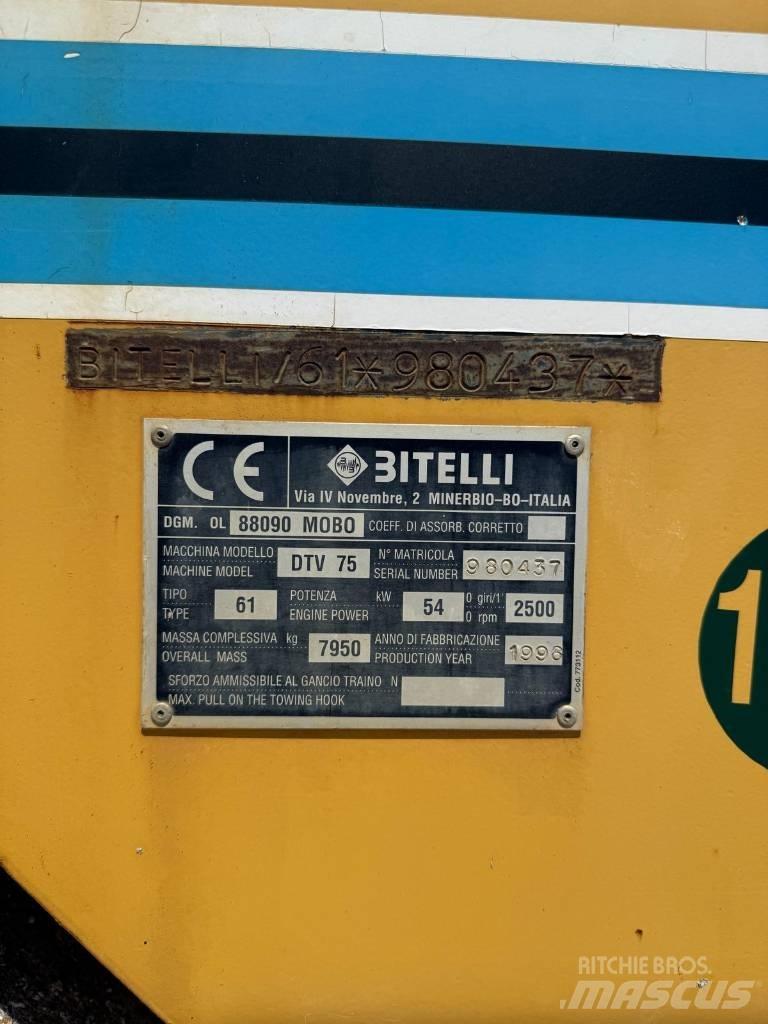 Bitelli DTV 75 Çift tamburlu silindirler