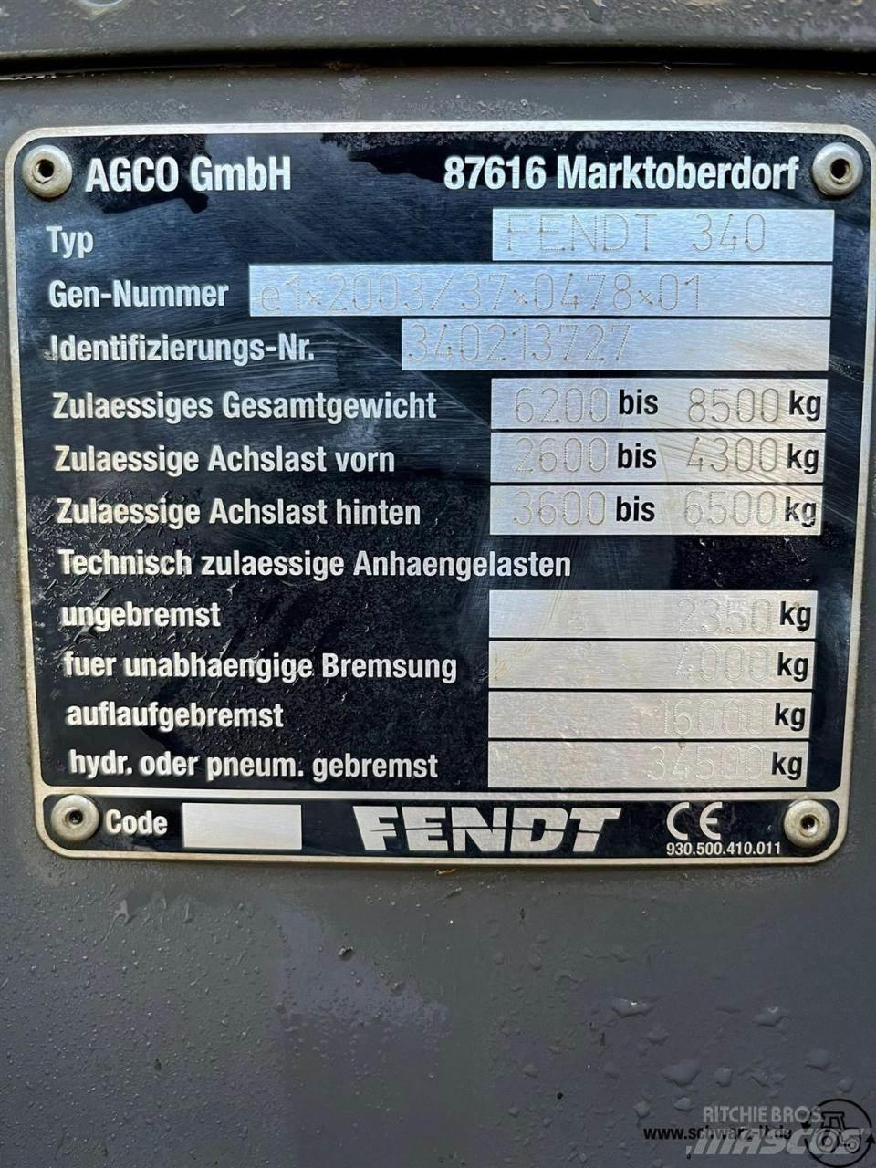 Fendt 313 Vario Traktörler