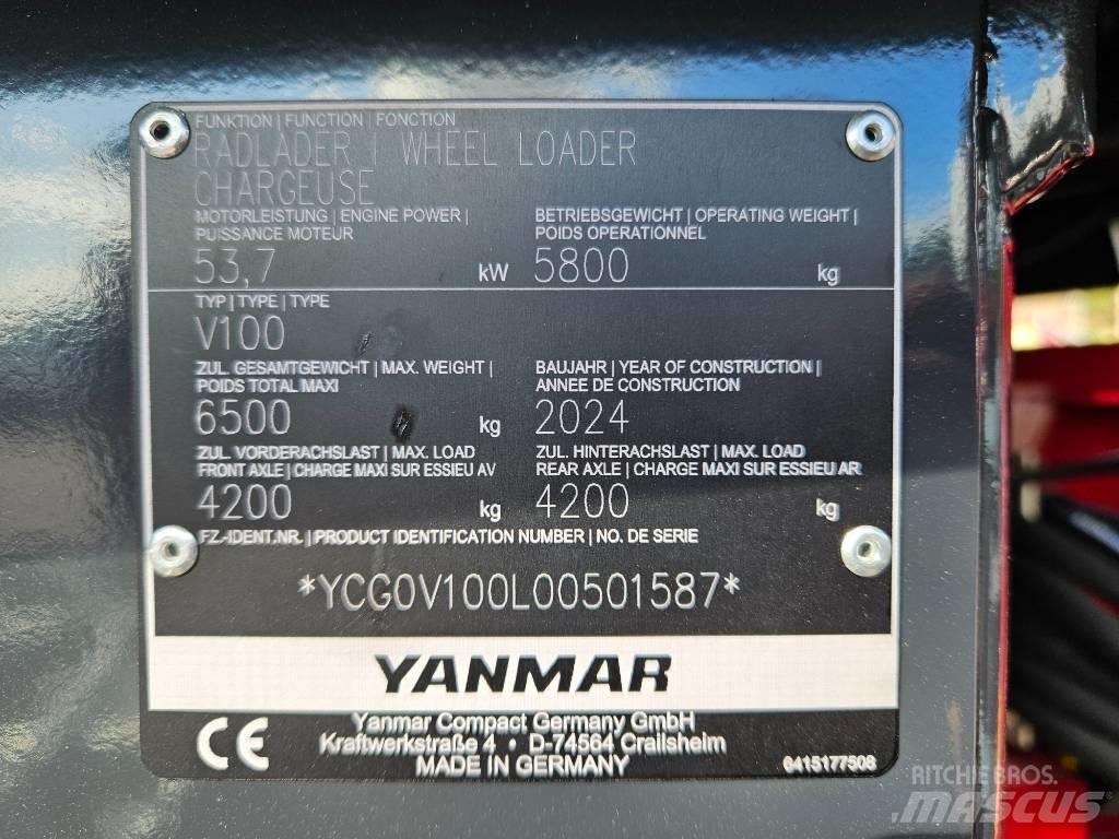 Yanmar V 100 Kazici yükleyiciler