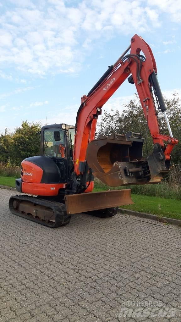 Kubota KX057-4 Mini ekskavatörler, 7 tona dek