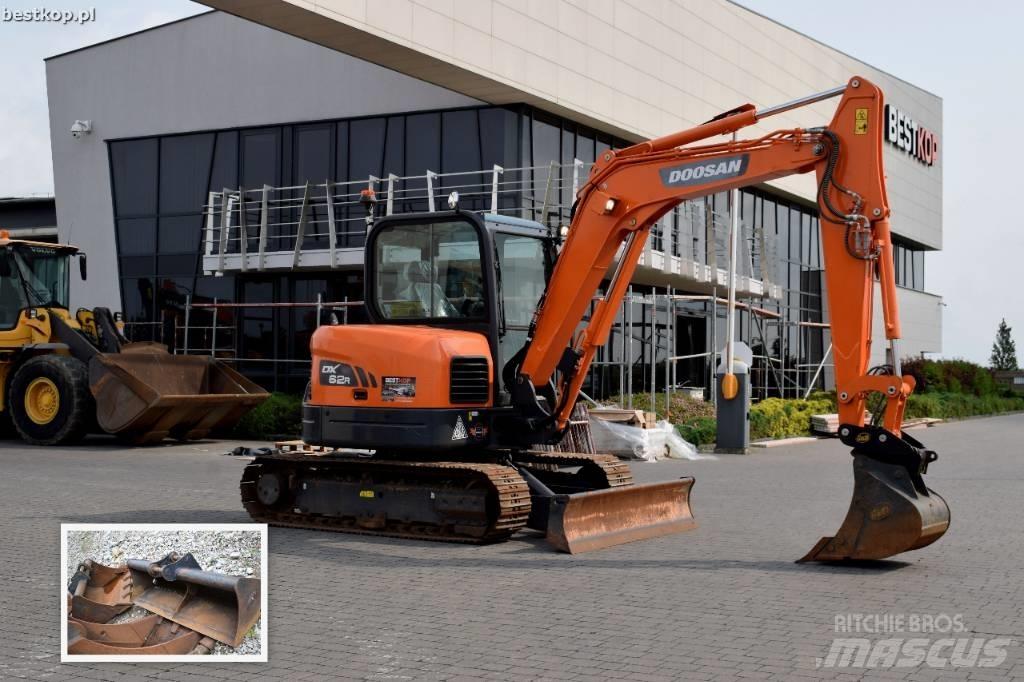 Doosan DX 62 R-3 Mini ekskavatörler, 7 tona dek