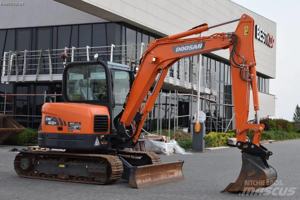 Doosan DX 62 R-3 Mini ekskavatörler, 7 tona dek