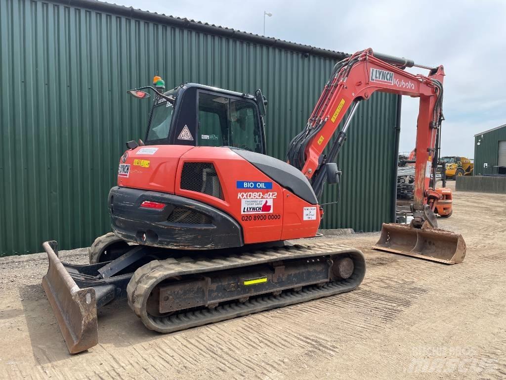 Kubota KX 080 Midi ekskavatörler 7 - 12 t