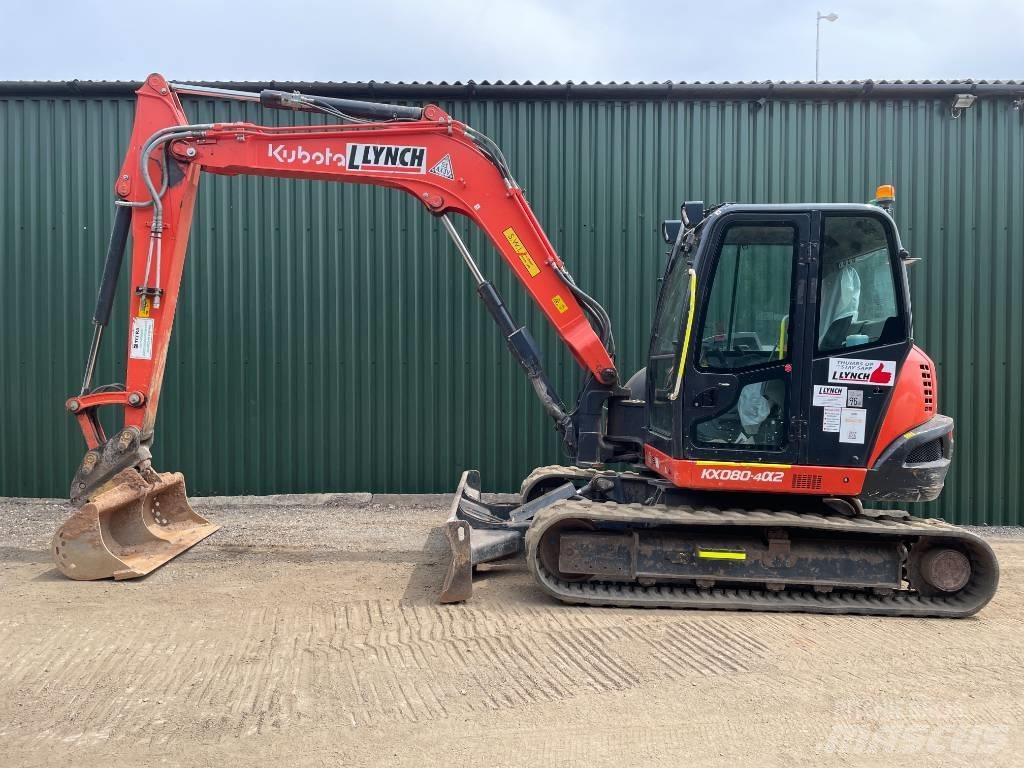 Kubota KX 080 Midi ekskavatörler 7 - 12 t