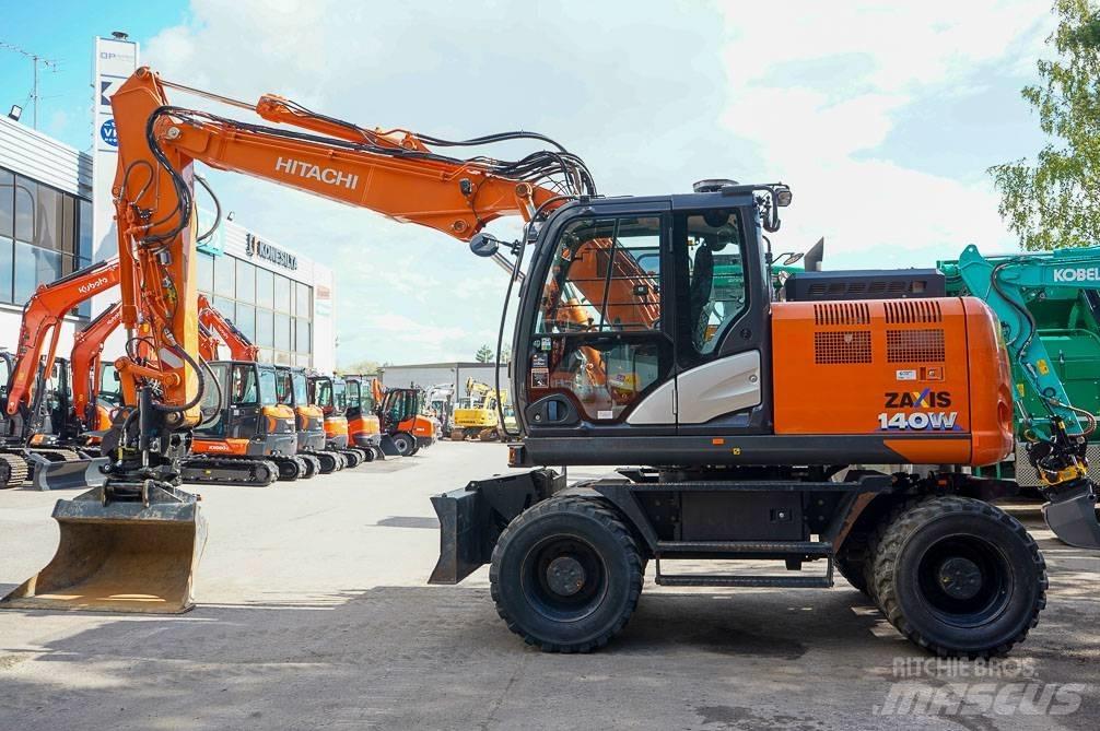 Hitachi ZX 140 W-6 Lastik tekerli ekskavatörler