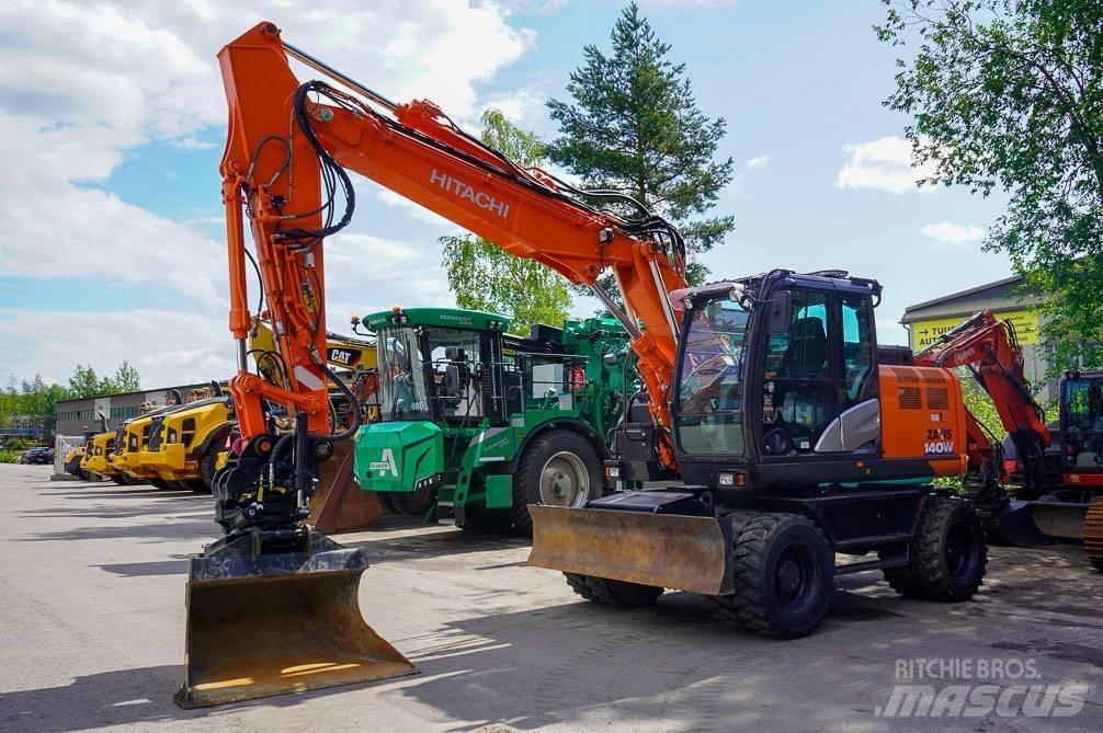 Hitachi ZX 140 W-6 Lastik tekerli ekskavatörler