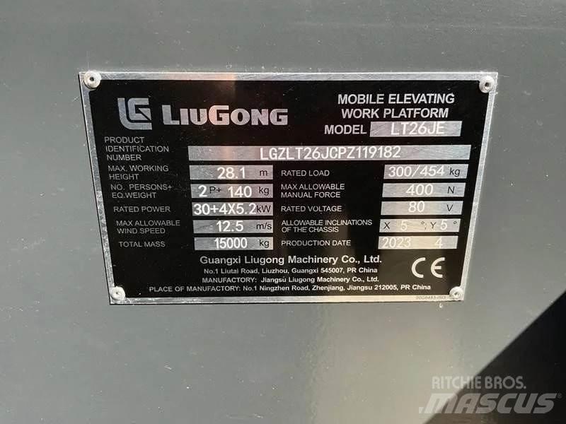 LiuGong LT26JE-li Körüklü personel platformları