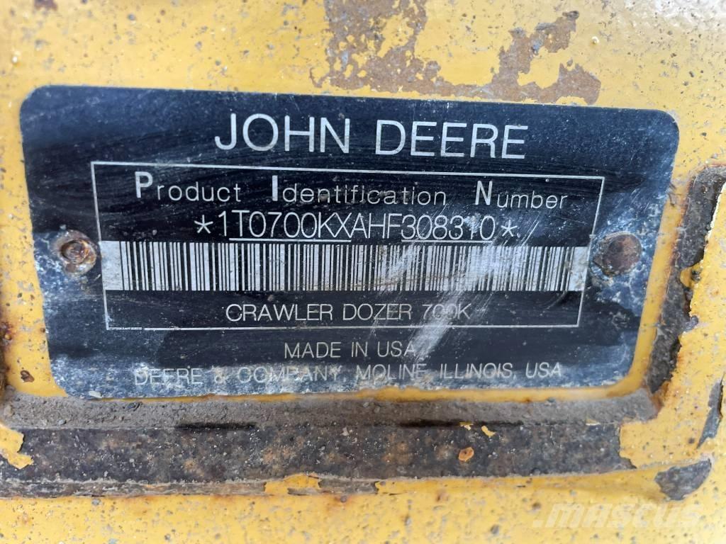 John Deere 700 KLGP Paletli dozerler