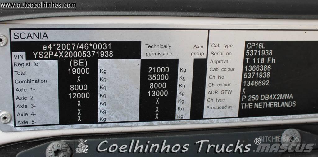 Scania P 250 Kapali kasa kamyonlar