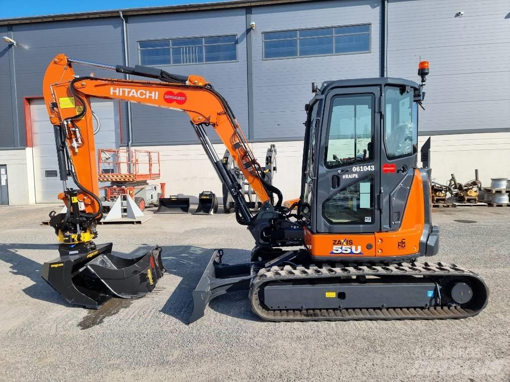 Hitachi ZX55U-6 Mini ekskavatörler, 7 tona dek
