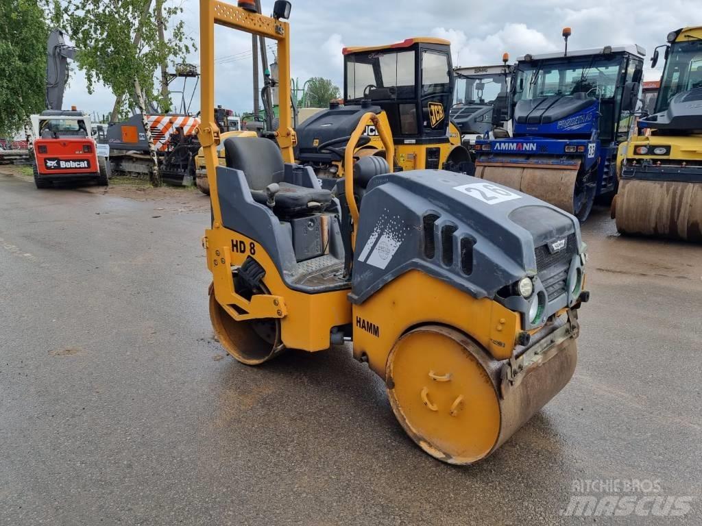 Hamm HD8 CW Çift tamburlu silindirler