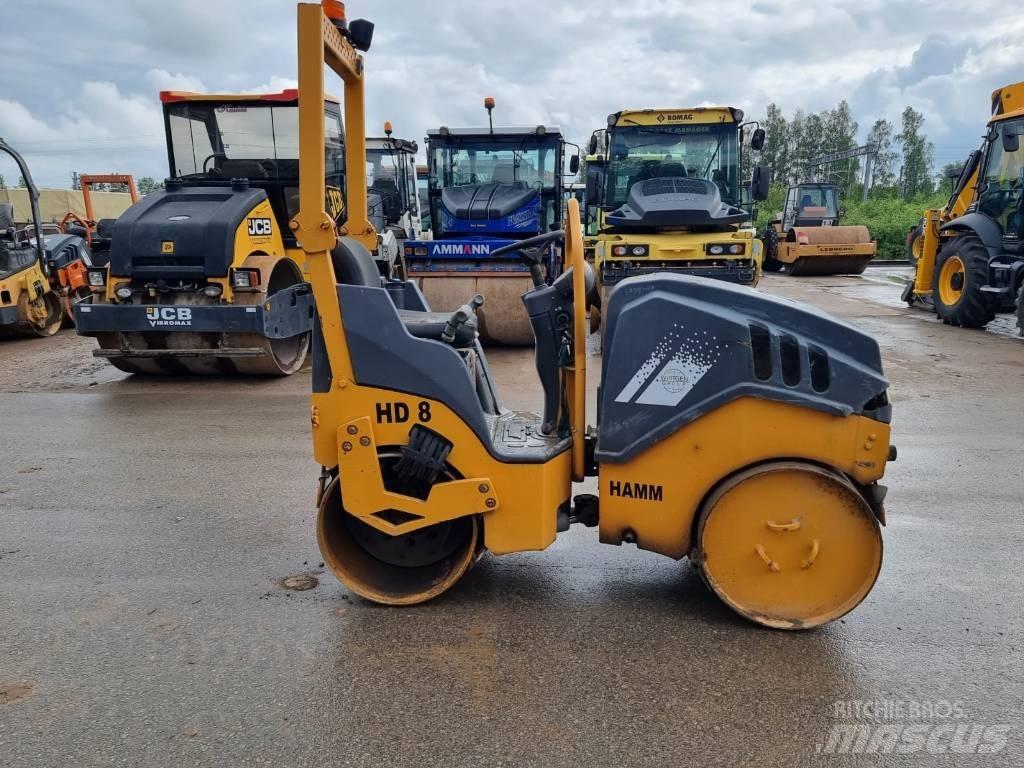 Hamm HD8 CW Çift tamburlu silindirler