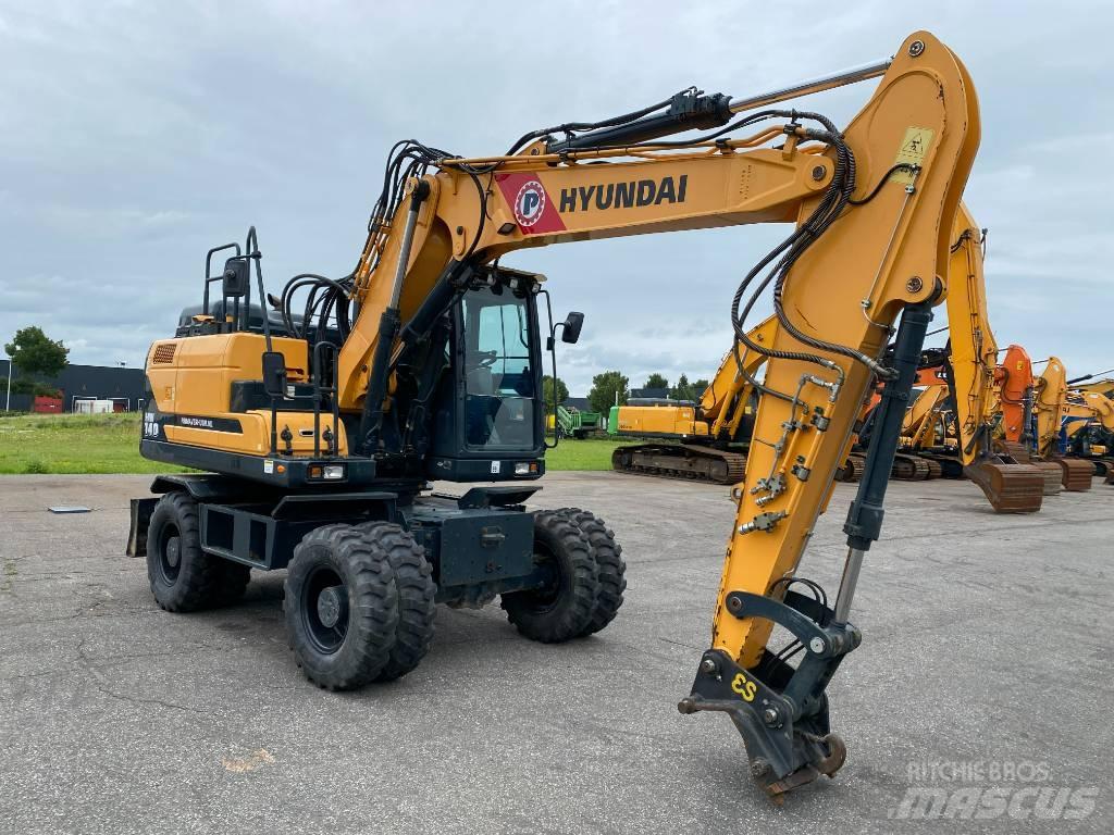 Hyundai HW140 Lastik tekerli ekskavatörler