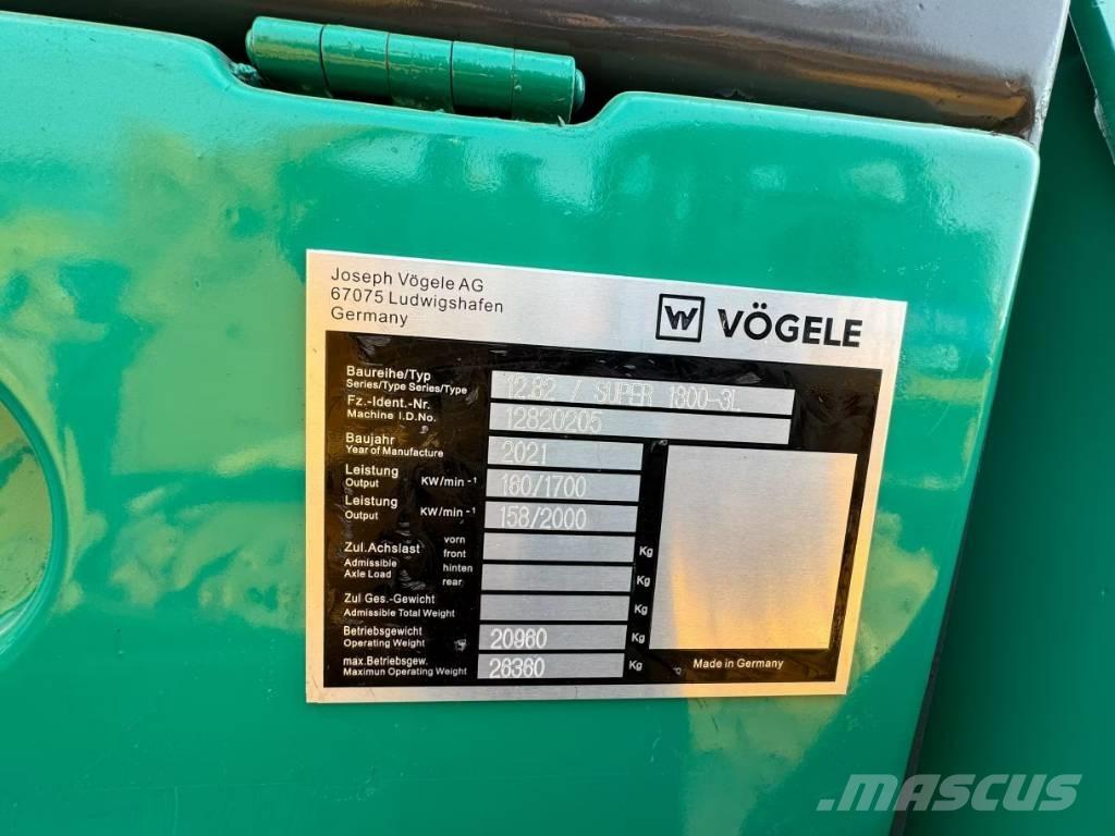 Vögele 1800-3 Asfalt sericiler