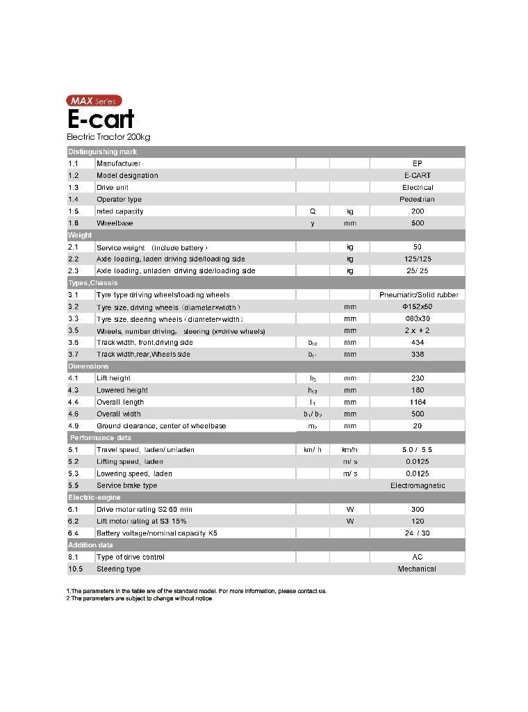 EP E-Cart Çekiciler