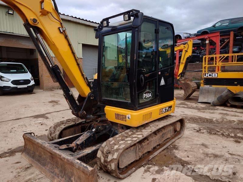 JCB 57 C-1 Mini ekskavatörler, 7 tona dek