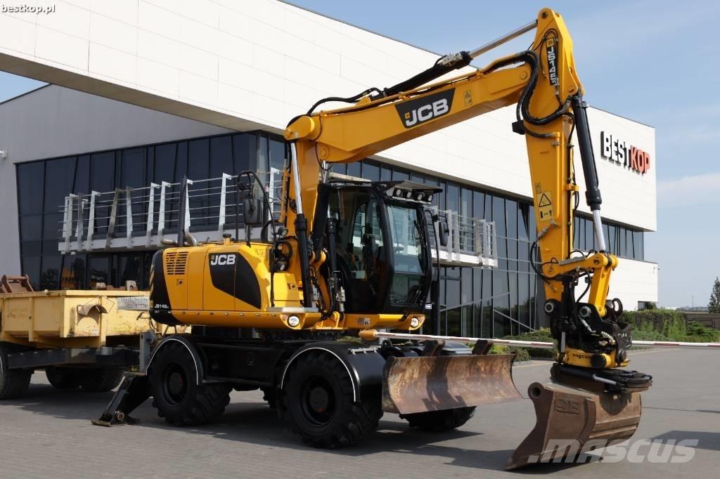 JCB JS 145 W Lastik tekerli ekskavatörler