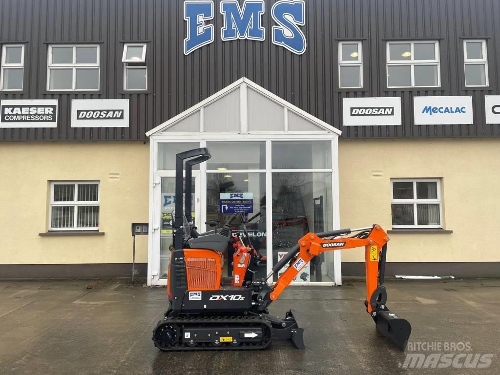 Doosan DX 10 Z Mini ekskavatörler, 7 tona dek