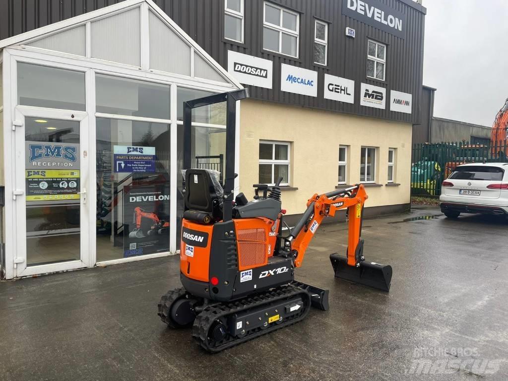 Doosan DX 10 Z Mini ekskavatörler, 7 tona dek