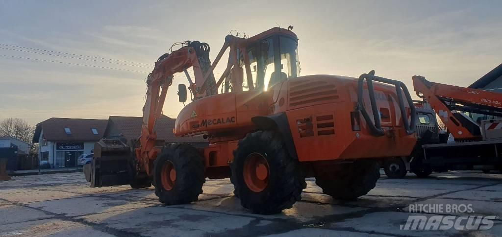 Mecalac 12 M TX Lastik tekerli ekskavatörler