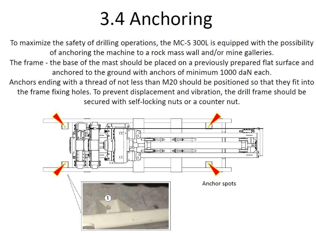 Comacchio MCS 300L Tünel açma ve yer altı maden sondaj makineleri