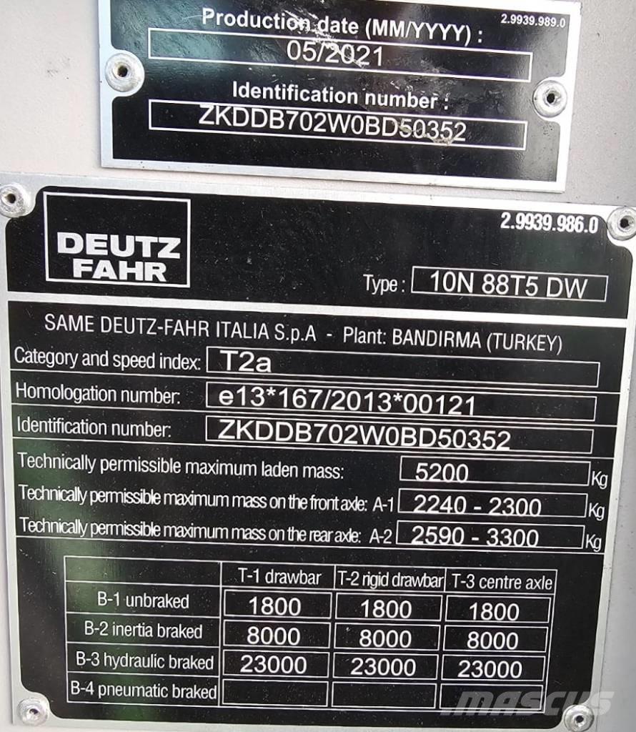 Deutz-Fahr 5090 Traktörler