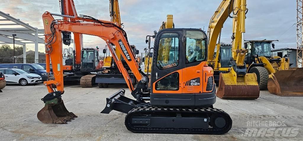 Doosan DX 62 Mini ekskavatörler, 7 tona dek