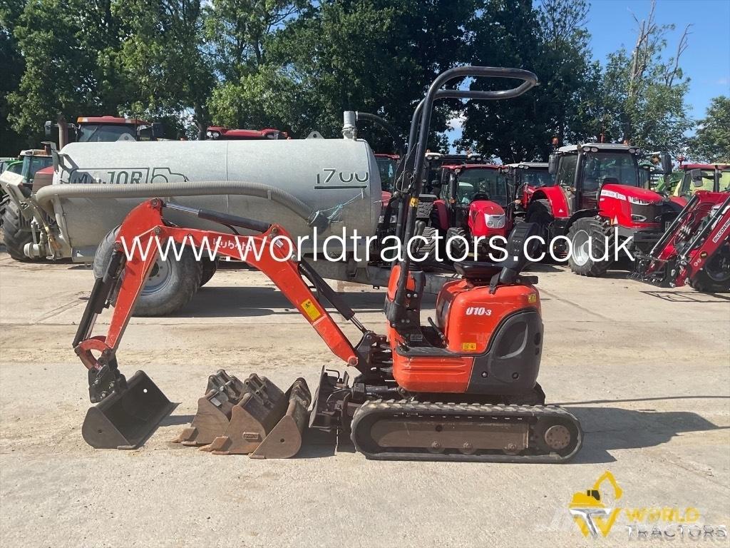 Kubota U 10-3 Mini ekskavatörler, 7 tona dek