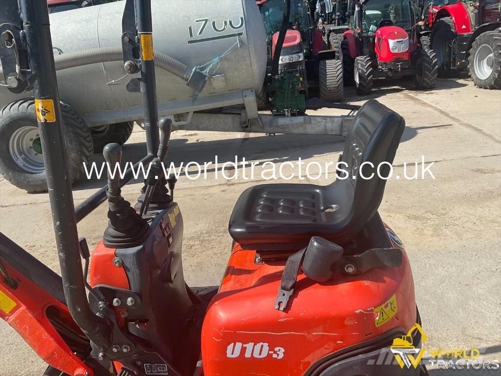Kubota U 10-3 Mini ekskavatörler, 7 tona dek