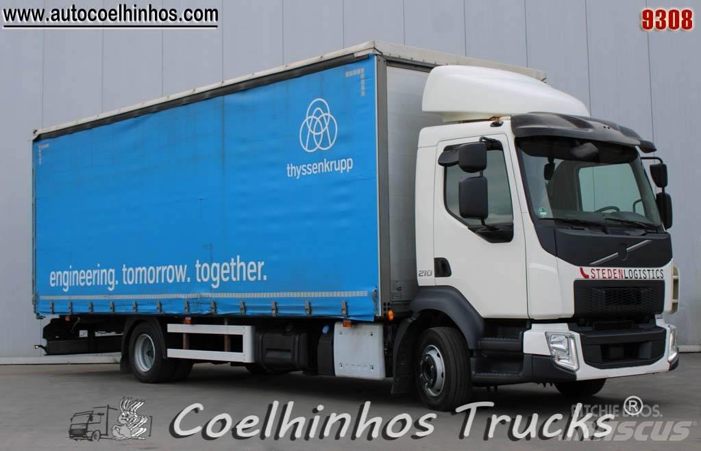 Volvo FL 210 Kayar tenteli kamyonlar