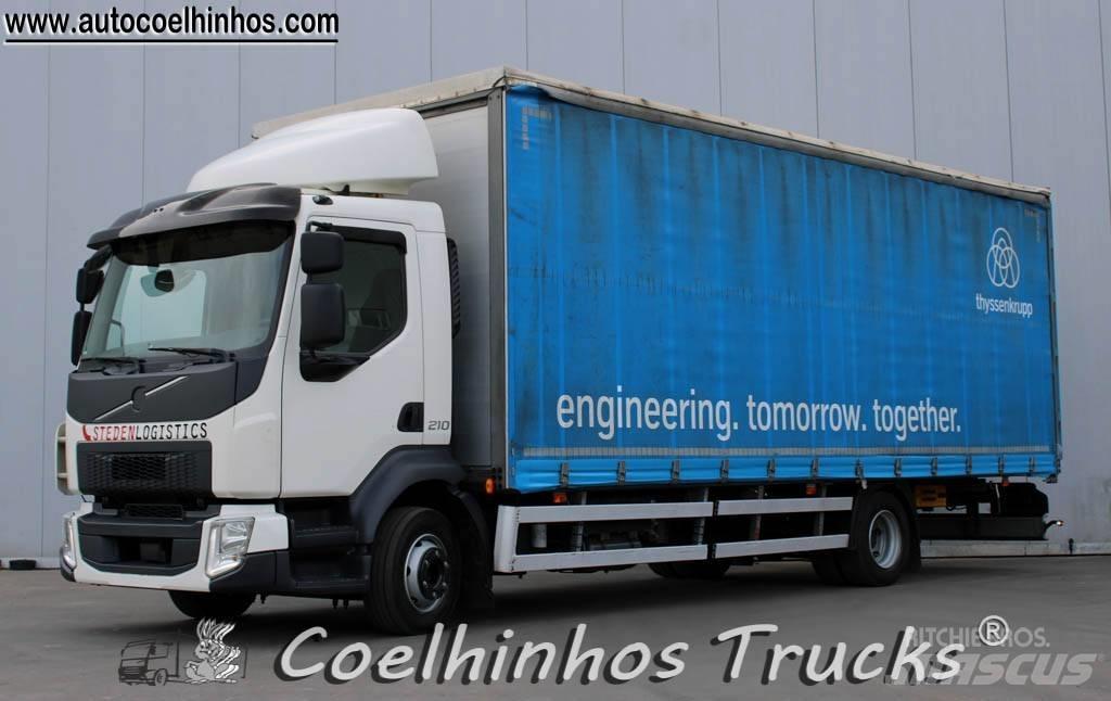 Volvo FL 210 Kayar tenteli kamyonlar