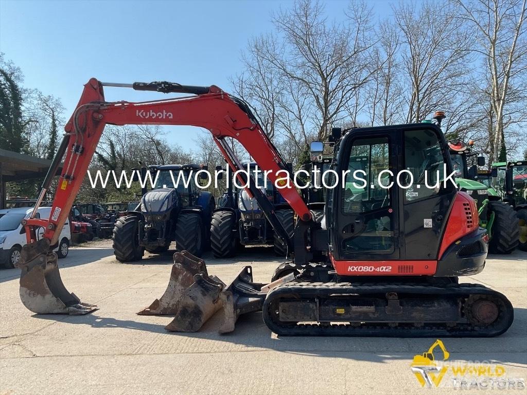 Kubota KX 080-4 Midi ekskavatörler 7 - 12 t