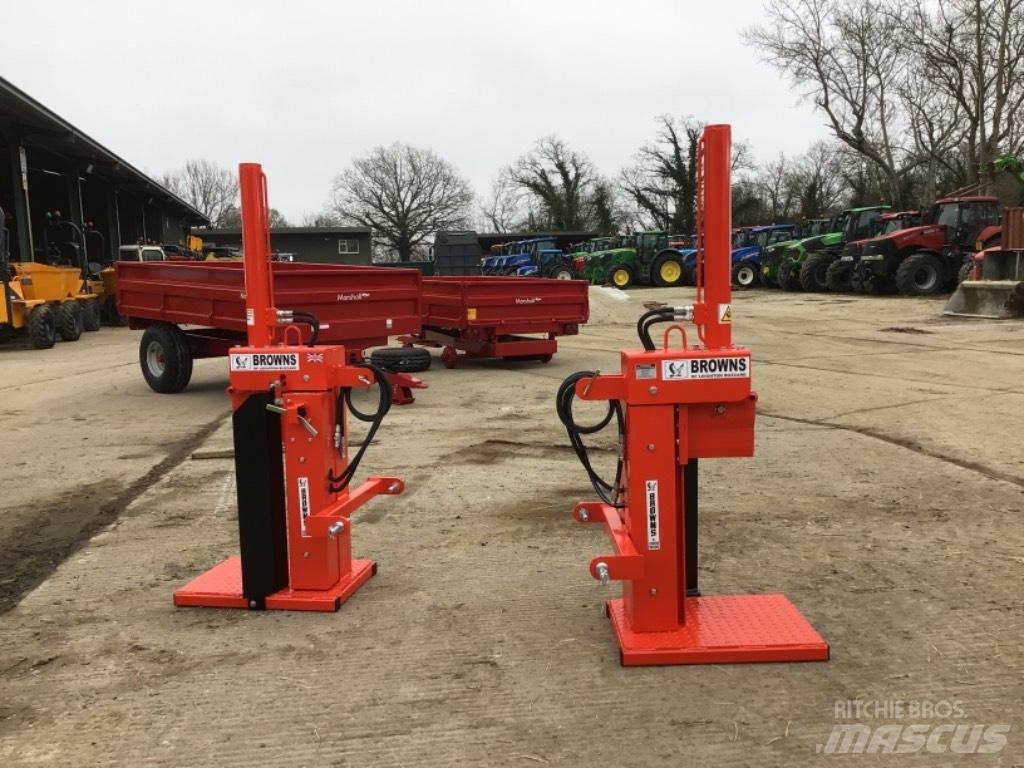 Browns Log splitter Odun kirma, yarma ve dograma makinasi