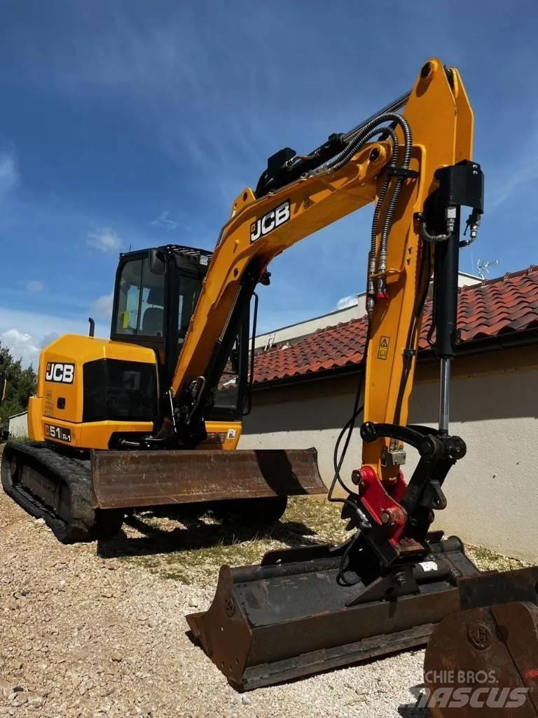 JCB 51 R-1 Mini ekskavatörler, 7 tona dek