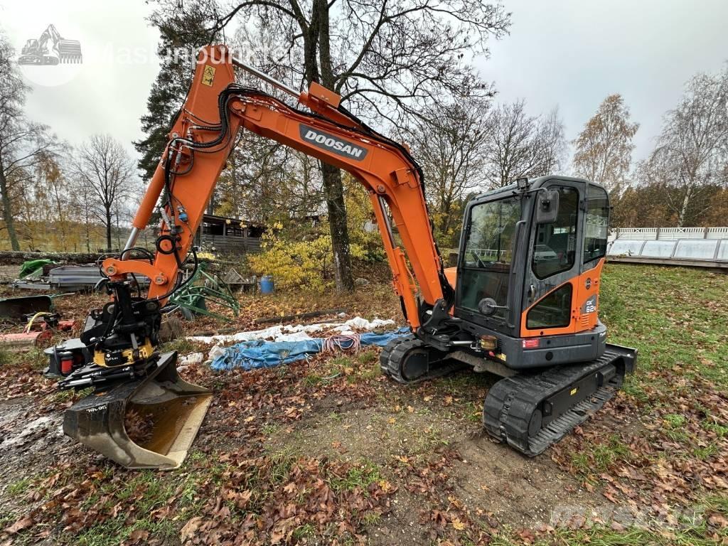 Doosan DX 62 R Mini ekskavatörler, 7 tona dek