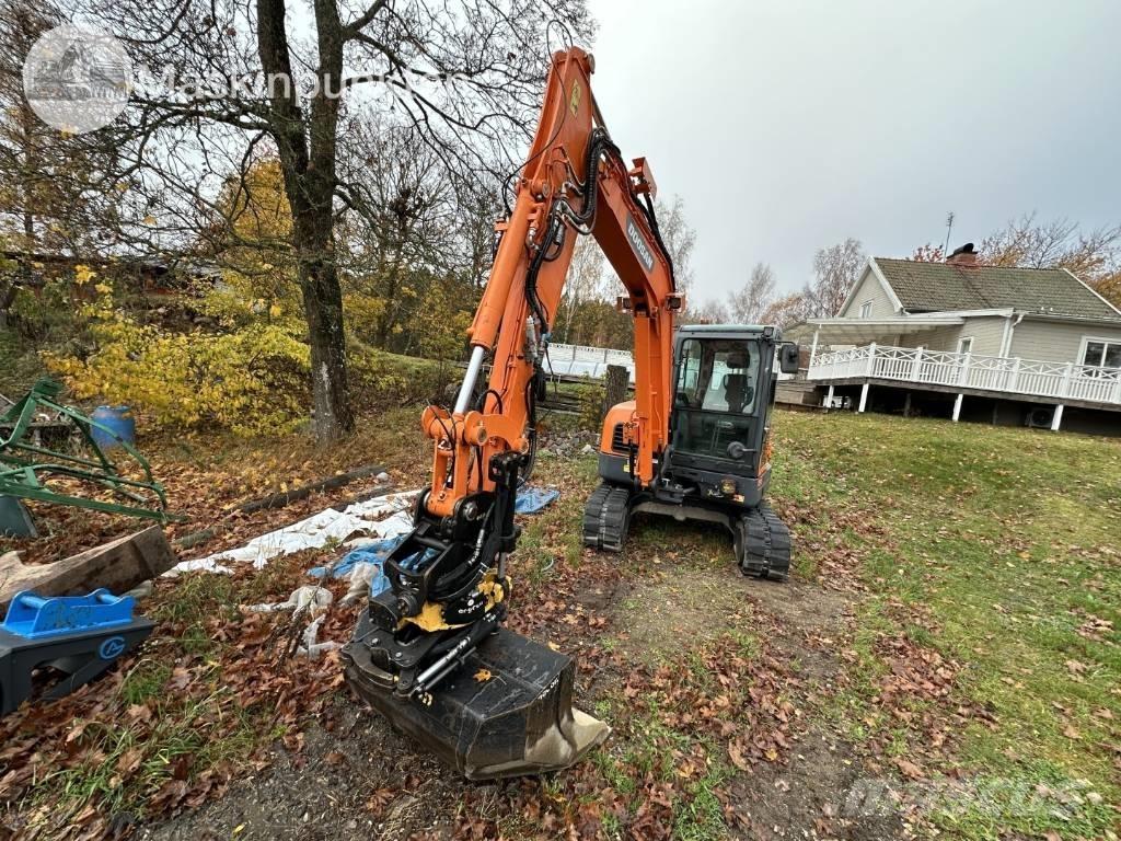 Doosan DX 62 R Mini ekskavatörler, 7 tona dek