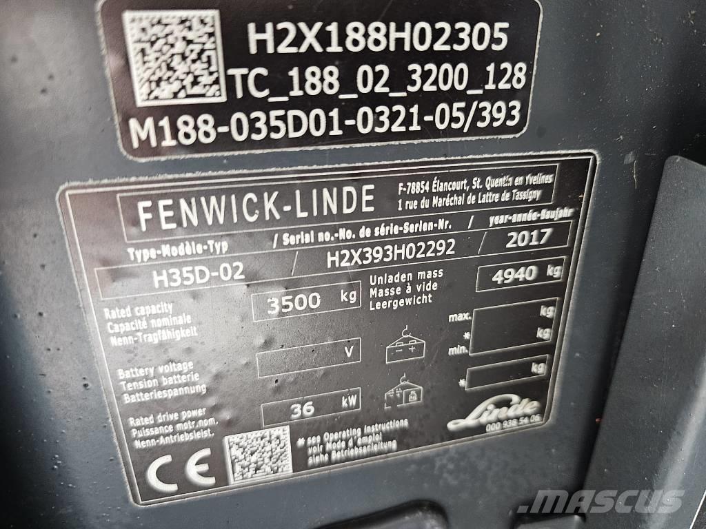 Linde H35D-02 Dizel forkliftler