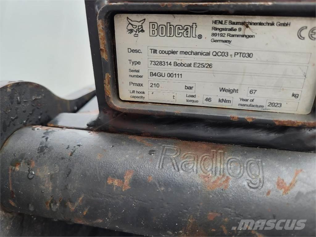 Bobcat E27 Mini ekskavatörler, 7 tona dek