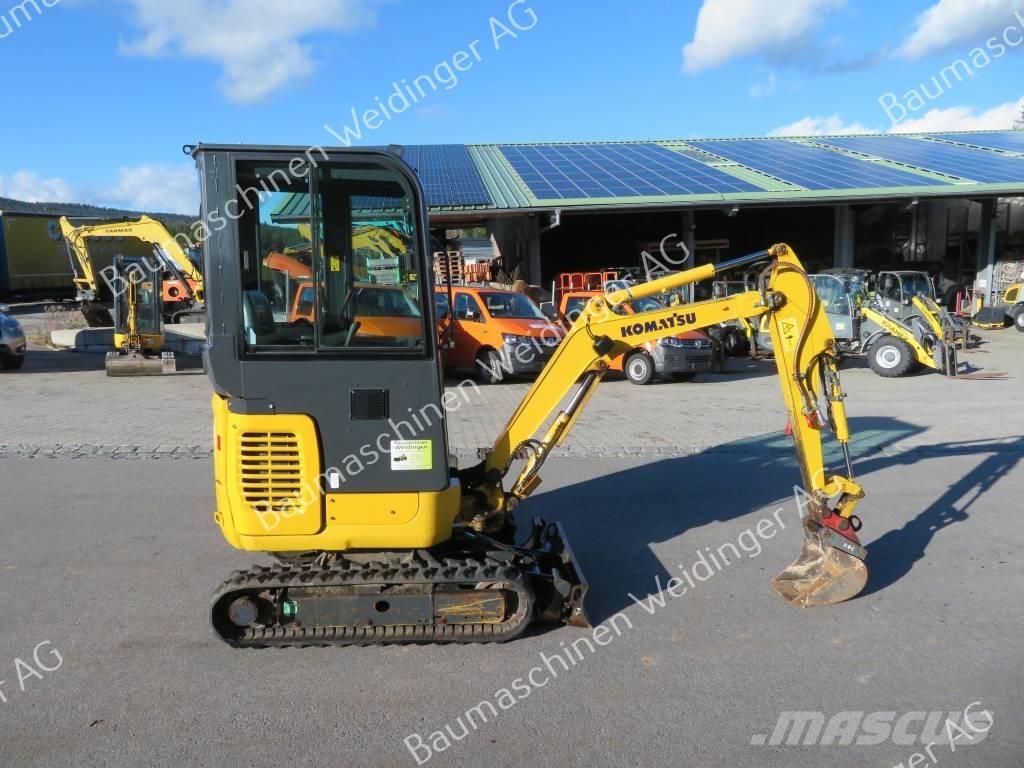 Komatsu PC 16 R-3HS Mini ekskavatörler, 7 tona dek