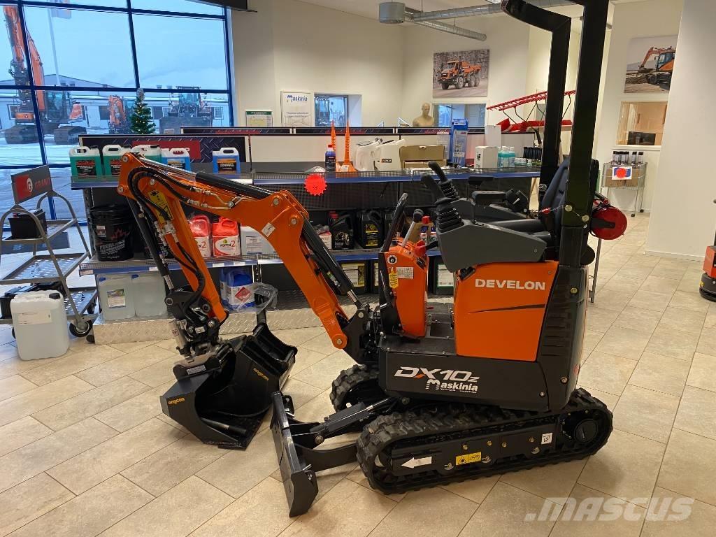 Develon DX 10 Z Mini ekskavatörler, 7 tona dek