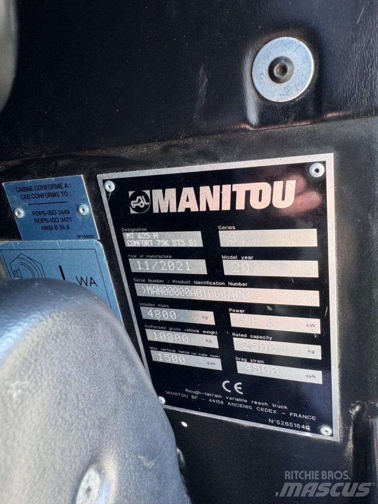 Manitou MT625H Teleskopik yükleyiciler