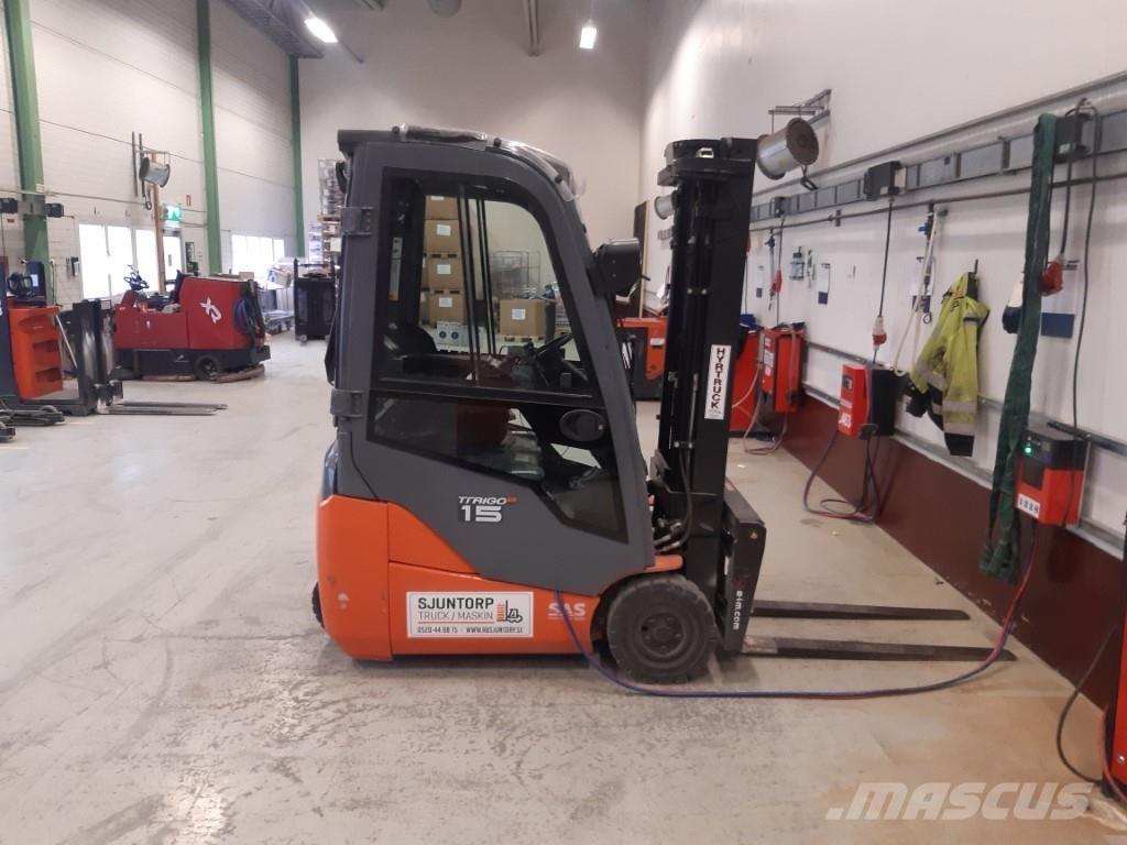 Toyota 8FBE15T Elektrikli forkliftler